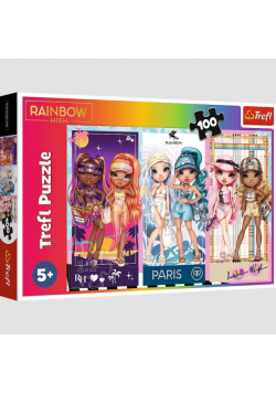 Puzzle 100 Tęczowe laleczki TREFL