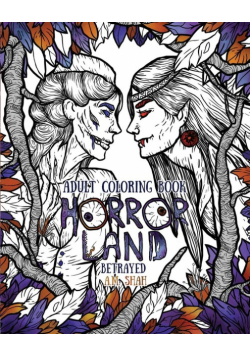 Adult Coloring Book Horror Land
