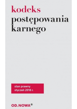 Kodeks postępowania karnego broszura