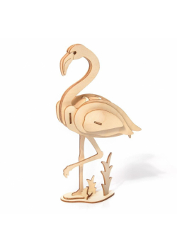 Puzzle drewniane Model 3D Flaming