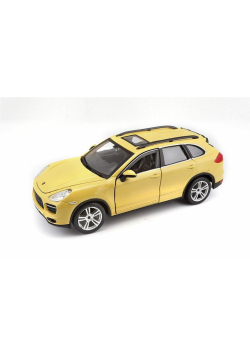 Porsche Cayenne Turbo 1:24 żółty BBURAGO
