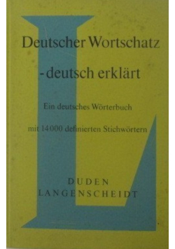 Deutscher Wortschatz-deutsch erklart