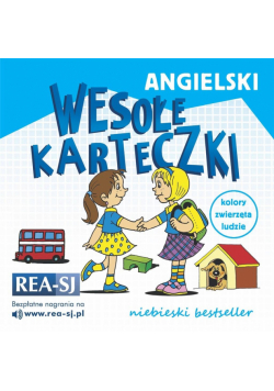 Angielski wesołe karteczki. Niebieski