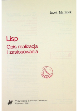 Lisp Opis realizacji i zastosowania