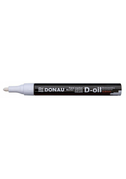 Marker olejowy D-Oil, okrągły 2,8mm biały (12szt)