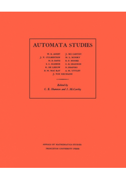 Automata Studies. (AM-34), Volume 34