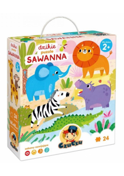 CzuCzu Dzikie puzzle Sawanna 2+