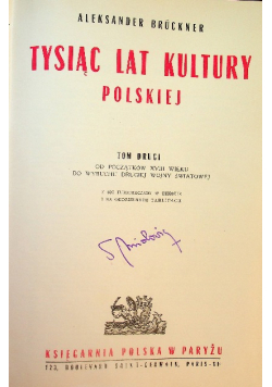 Tysiąc lat kultury polskiej t 2