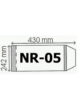 Okładka na podr B5 regulowana nr 5 (50szt) NARNIA