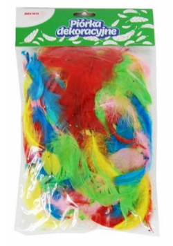 Pióra kolorowe 5-12cm 7g