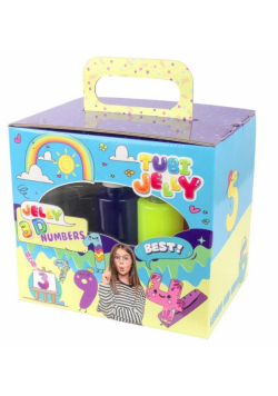 Tubi Jelly 6 kol. + akwarium - Cyferki TUBAN