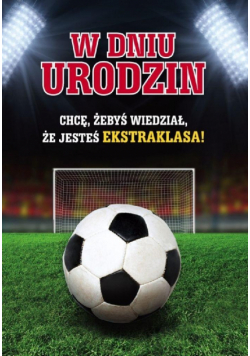 Karnet B6 PP-1472 Urodziny ekstraklasa