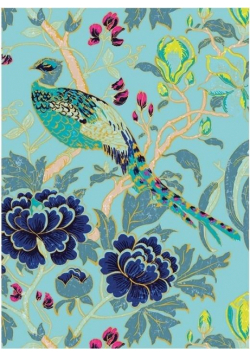 Karnet B6 z kopertą Magnolia Peacock