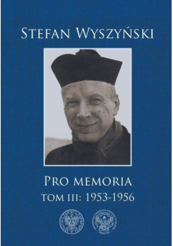 Pro memoria Tom 3 1953 - 1956
