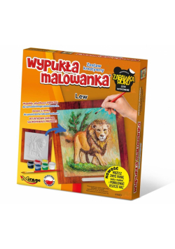 Wypukła Malowanka Zoo - Lew