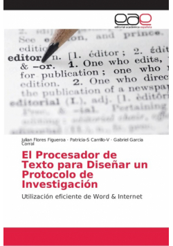 El Procesador de Texto para Diseñar un Protocolo de Investigación