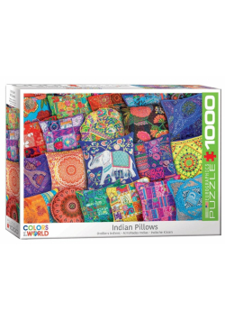 Puzzle 1000 Kolory świata, Indyjskie poduszki