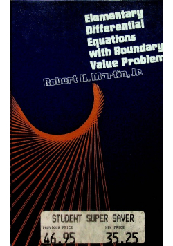 Elementary differential equations with boundary value problems