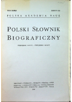 Polski Słownik Biograficzny Zeszyt 120