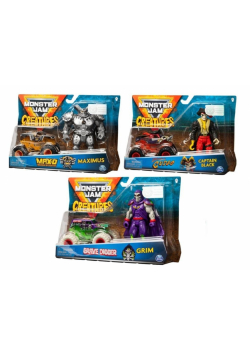 Monster Jam 1:64 die-cast z figurką mix