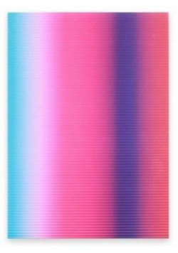 Tektura A4 falista rainbow 10szt