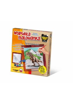 Wypukła malowanka  Dino - Tyranozaurus