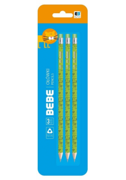Ołówek 3szt Bebe Kids