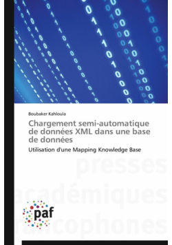 Chargement semi-automatique de données xml dans une base de données