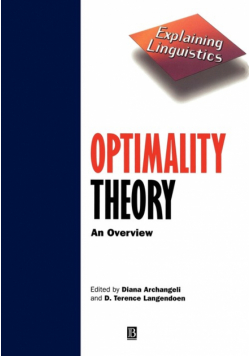 Optimality Theory