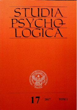 Studia psychologica 17 1