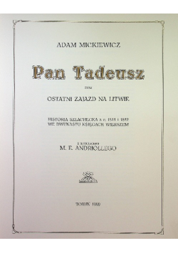 Pan Tadeusz 1999 r