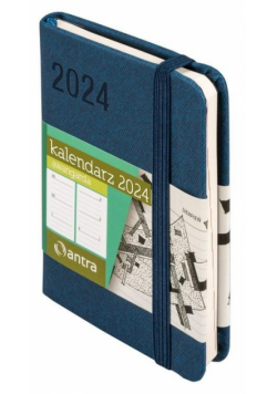 Kalendarz 2024 Awangarda A7 TDW granatowy