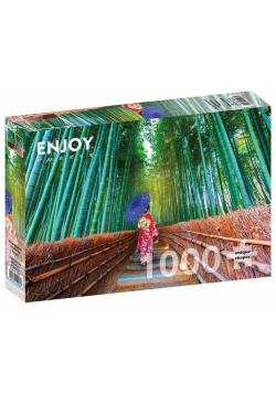 Puzzle 1000 Las bambusowy/Japonia