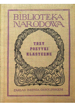 Trzy poetyki klasyczne