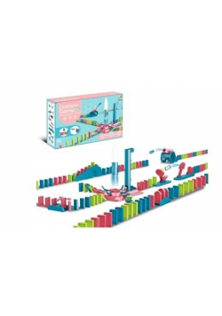 Domino z piłką, armatą i przeszkodami