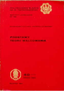 Podstawy Teorii Walcowania