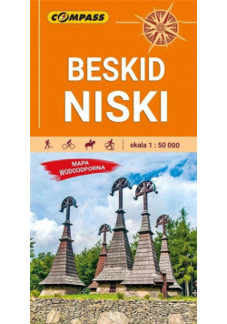Beskid Niski mapa turystyczna laminowana 1:50 000