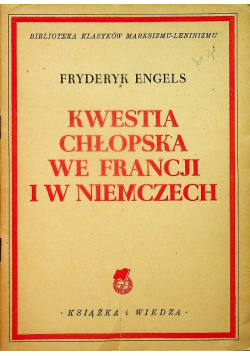 Kwestia chłopska we Francji i w Niemczech 1949 r.