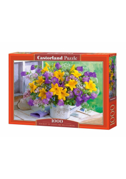 Puzzle 1000 Bouquet of Lilies and Bellflowers