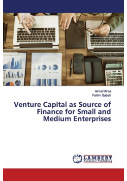 Venture Capital as Source of Finance for Small and Medium Enterprises