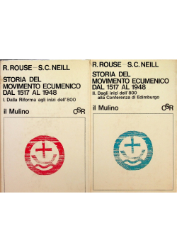 Storia del movimento ecumenico dal 1517 al 1948  tom I i II