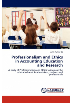 Professionalism and Ethics in Accounting Education and Research