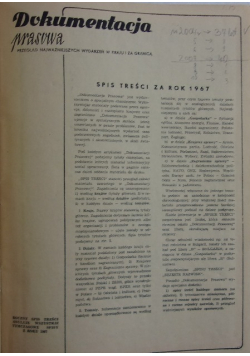 Dokumentacja prasowa 1967