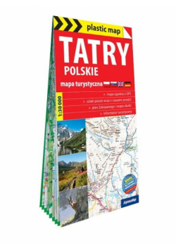 Plastic map Tatry polskie 1:30 000 w.2023