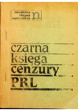 Czarna księga cenzury PRL