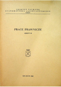 Prace prawnicze zeszyt 25