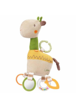 Zawieszka, maskotka edukacyjna Żyrafa Lotta 34 cm