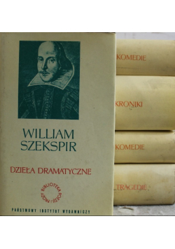William Szekspir Dzieła dramatyczne Tom 1 do 5