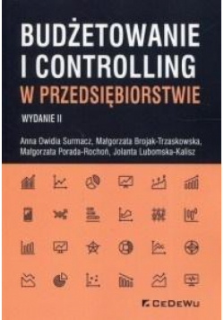 Budżetowanie i controlling w przedsiębiorstwie w.2