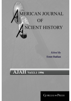 American Journal of Ancient History 13.1